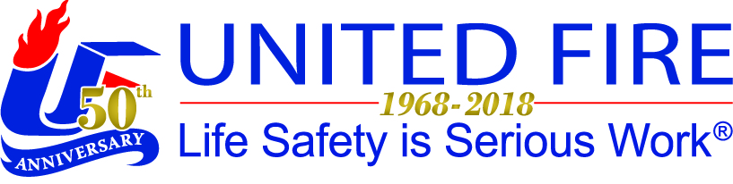 United Fire 50th Anniversary Logo